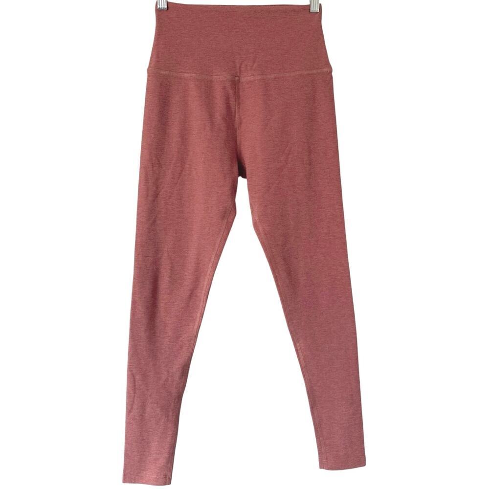 Beyond Yoga Caught in the Midi Spacedye Leggings Pink Terracotta Size M *EUC